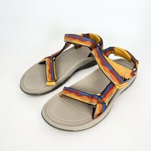Teva Hurricane XLT2 Vista Sunset Print Rugged Outdoor Sandal - WOMENS 9 - EUC
